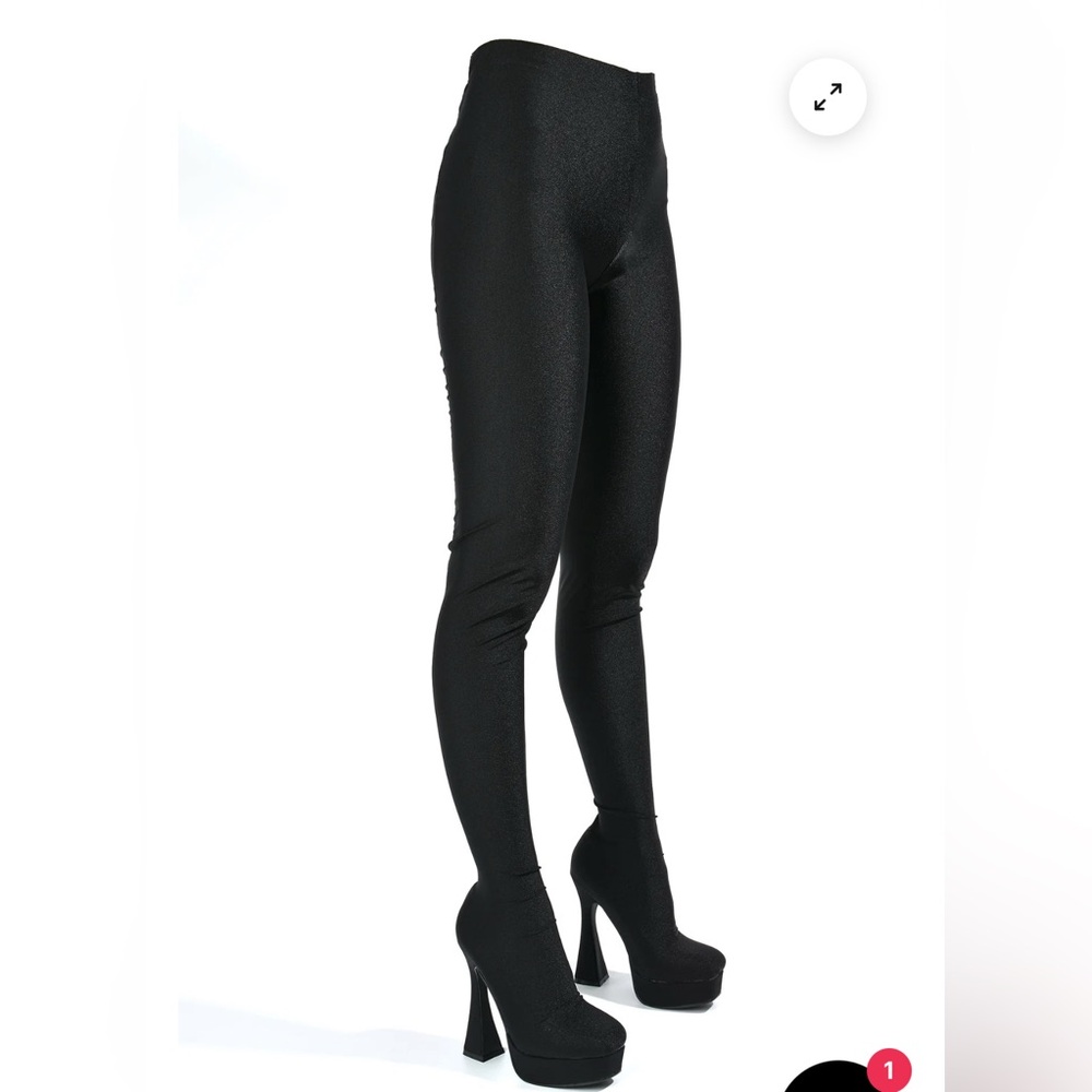Akira black boot leggings